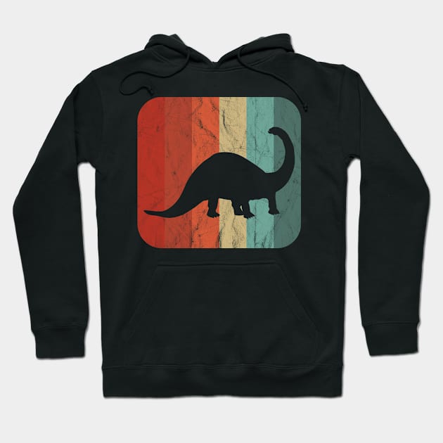 Retro Dinosaur Vintage Fossil Bones Prehistoric Kids Teen Hoodie by Shirtsurf